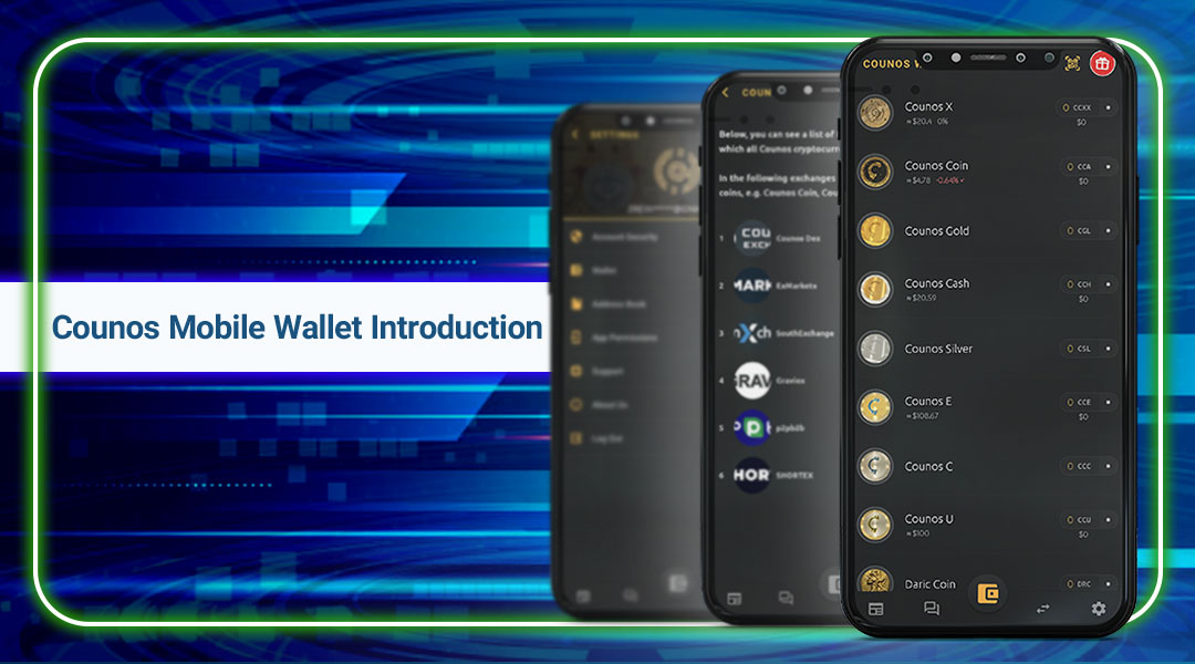Counos Mobile Wallet is a crypto wallet that in addition to high speed, security, and privacy, has many other amazing features for users so that they can make transactions with different cryptocurrencies and stablecoins easily and safely
