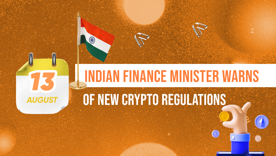 Indian Finance Minister Warns of New Crypto Regulations