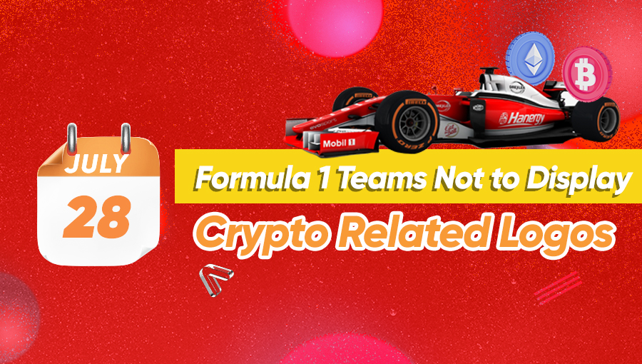 Formula 1 Teams Not to Display Crypto Related Logos