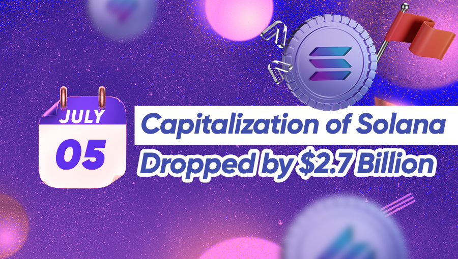Capitalization of Solana Dropped by $2.7 Billion