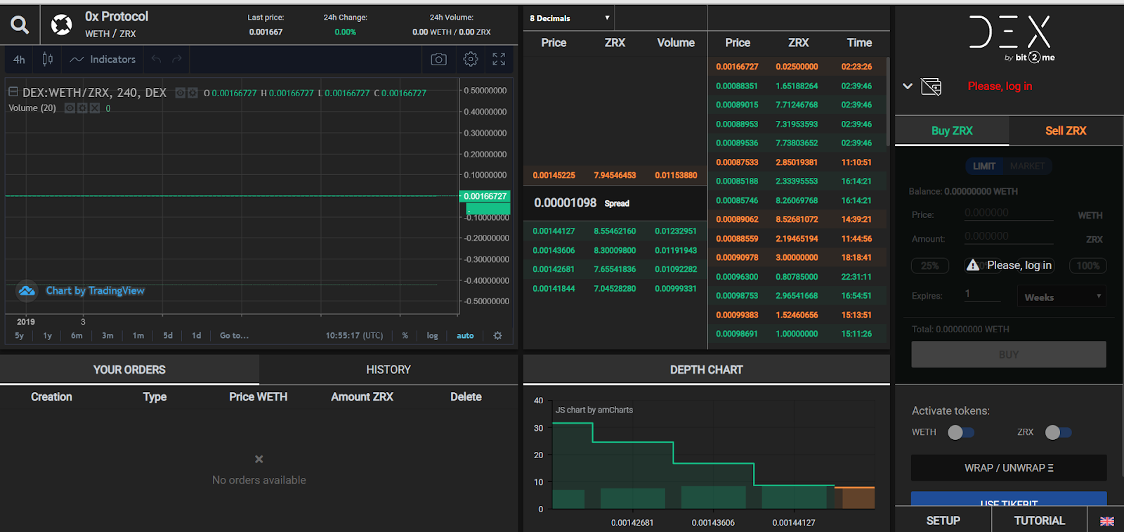 Bit2me decentralized exchange